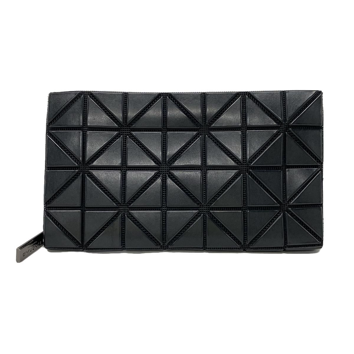 BAOBAO ISSEYMIYAKE(バオバオイッセイミヤケ) 長財布美品 BB01-AG782-16 黒 ラウンドファスナー - メルカリ