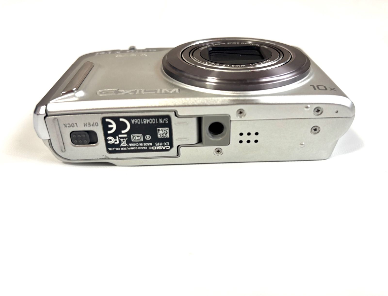 【動作OK】CASIO EXILIM EX-H15 カシオ 14.1 箱付き CASIO EX-H15 カシオ EXLIM 14.1MEGAPIXELS 10× エクリシム