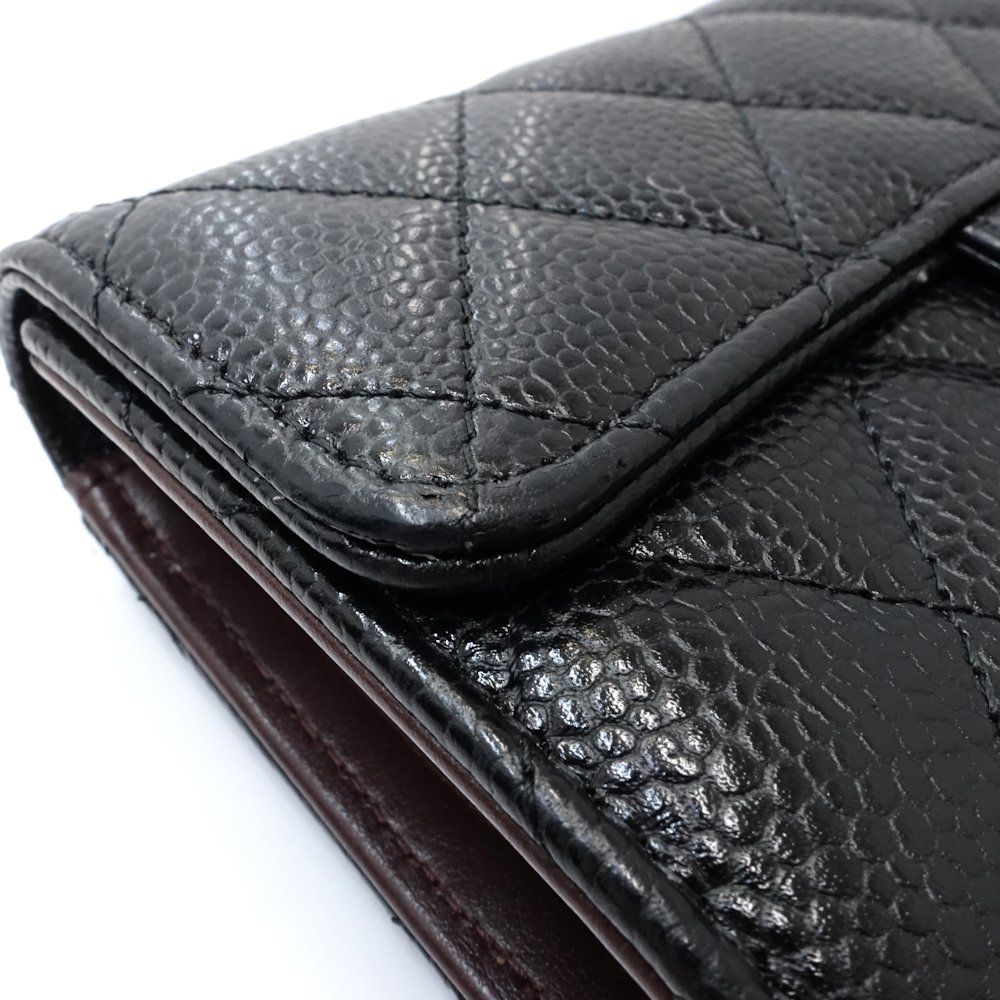 CHANEL シャネル 三つ折り財布 レディース ミディアムフラップ