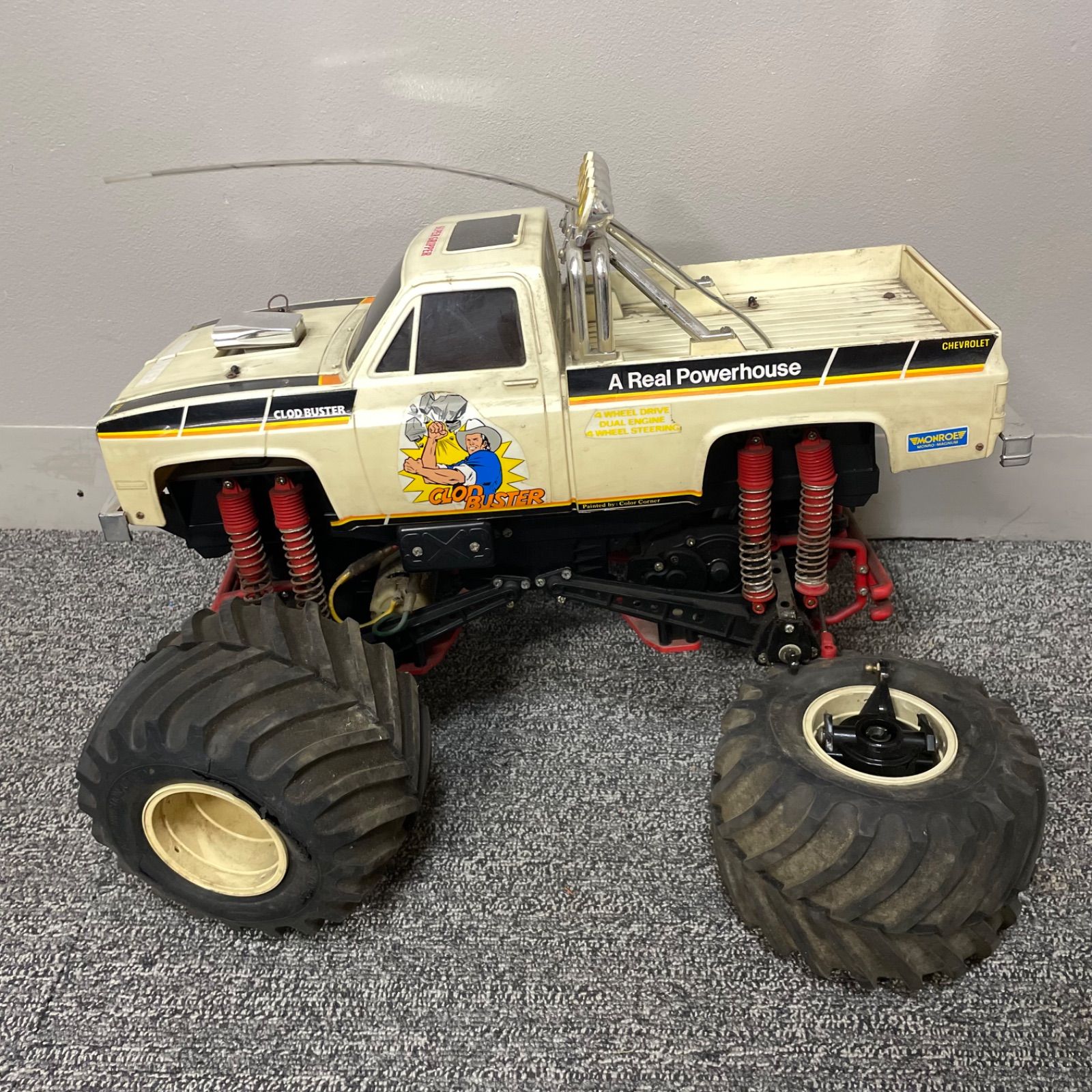 タミヤ クラッドバスター ラジコン車体 モンスタートラック オフロードカー TAMIYA RC CAR CLOD BUSTER シボレー  CHEVROLET ジャンク - メルカリ