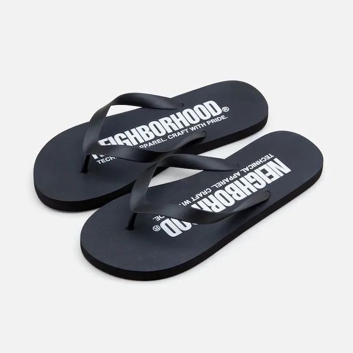 新品未使用定価4，950円　NEIGHBORHOOD　CI BEACH SANDALS　 メンズ　レディース　ストリート　ブランド　ブラック　黒色　BLACK　BEACH　SANDAL　芸能人　アイドル　モデル　サンダル　夏　サマー　sum
