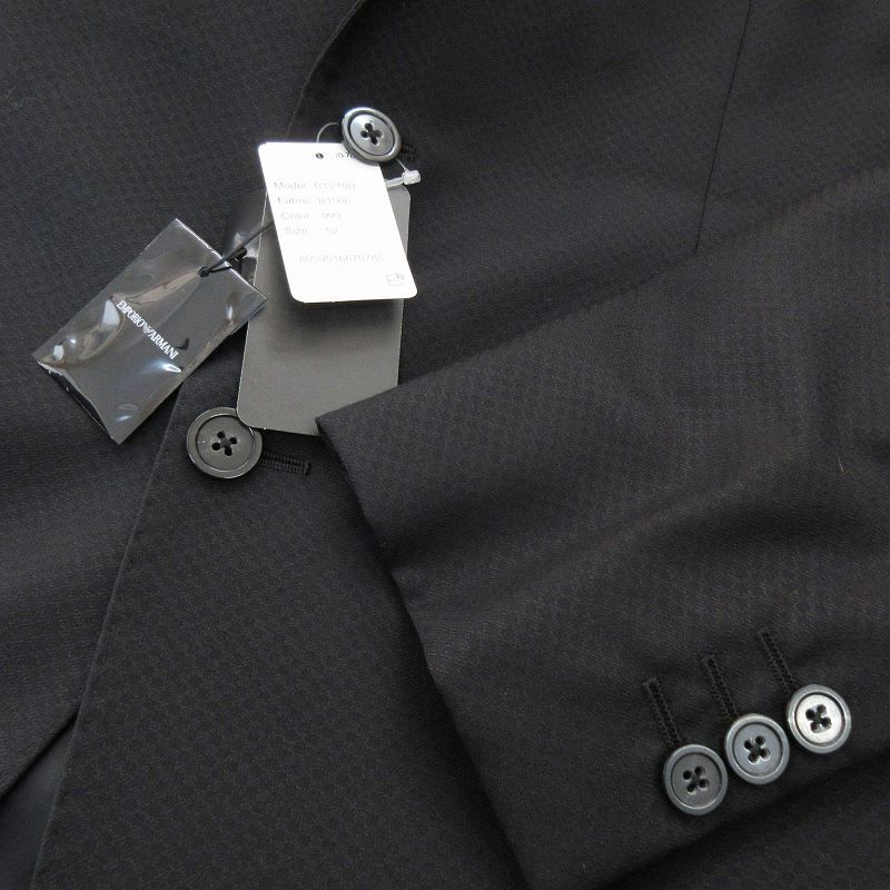 [高級] EMPORI ARMANI DAVID LINE 46 セットアップ NWT Emporio Armani David Line Mens 100% Wool Dress Suit