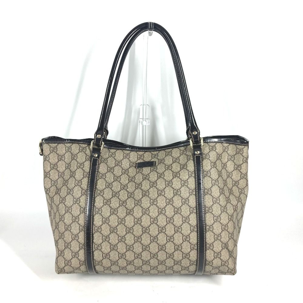 GUCCI キャンバス トートバッグ ショルダーバッグ GUCCI グッチ GG柄 トートバッグ 肩掛け ショルダーバッグ