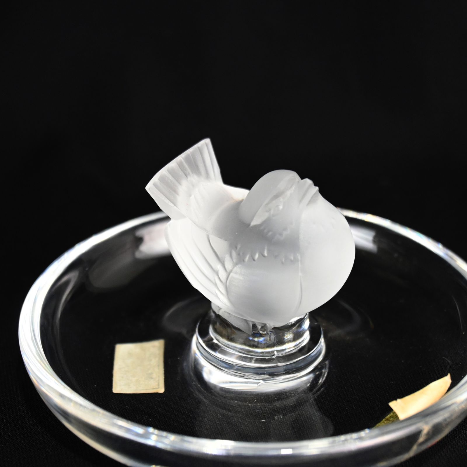 ○ ラリック アクセサリートレイ Lalique Sparrow Ring Tray