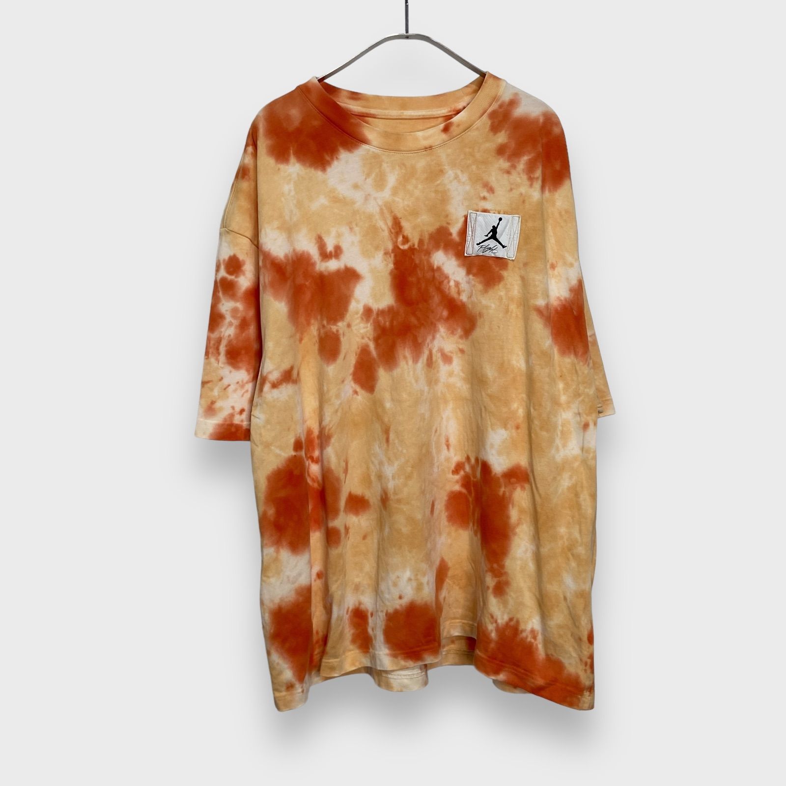 ☆JORDANジョーダン☆タイダイ染めオーバーTシャツ☆XL☆ワンポイント