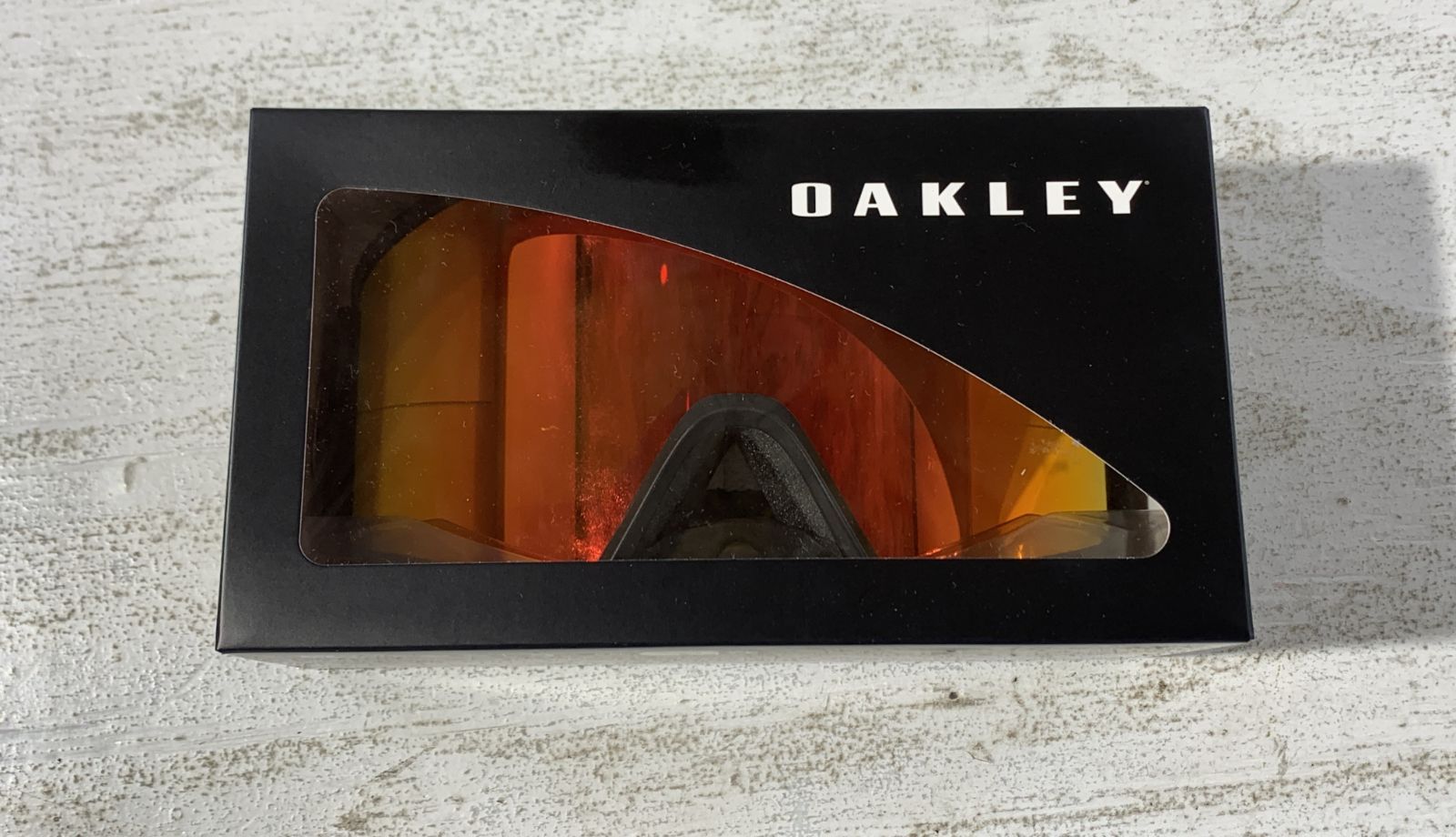 Target Line Oakley L Snow Goggles Black | Matte Grey Strap - Dark
