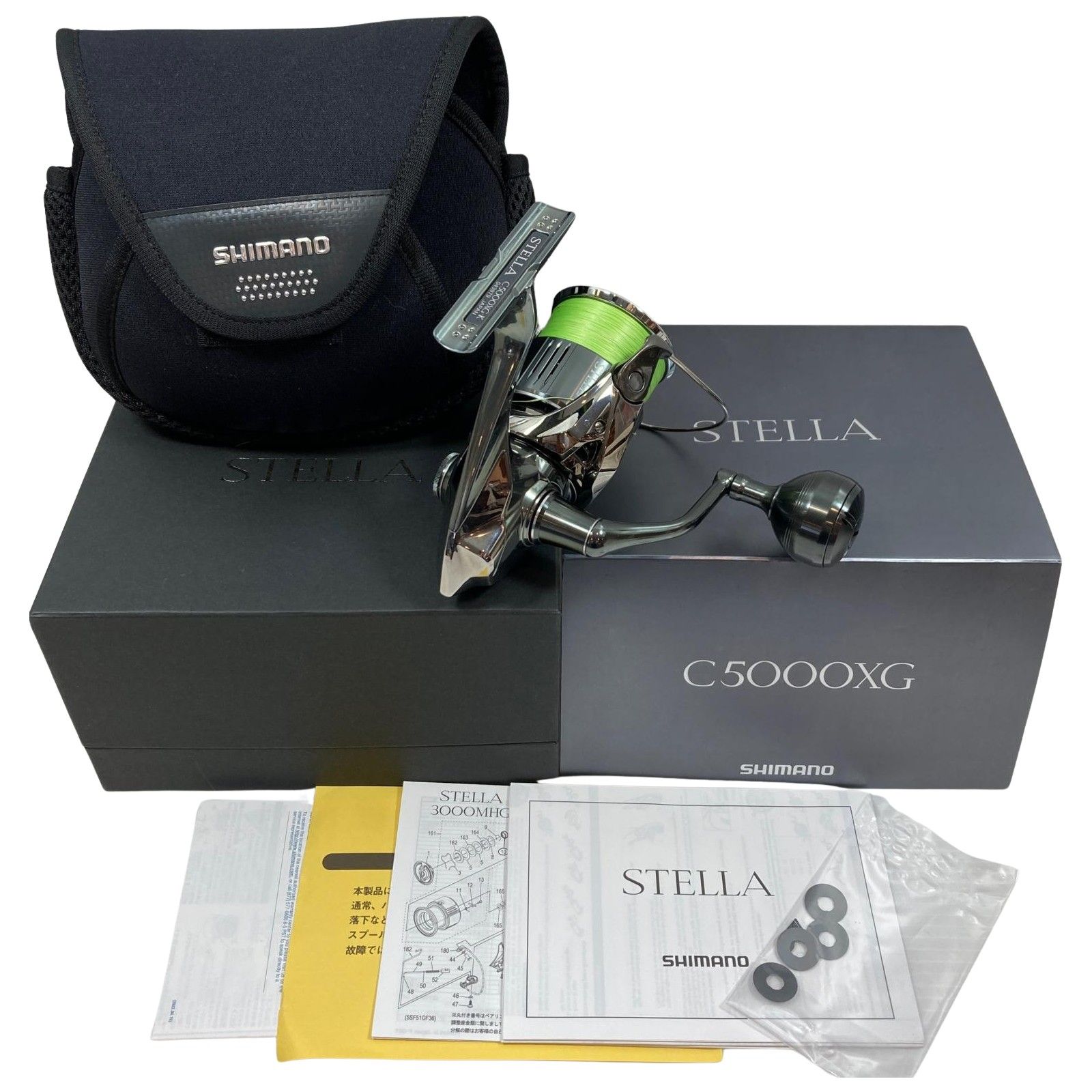 SHIMANO - ττSHIMANO シマノ リール スピニングリール 22ステラ C5000XG 043979 SHIMANO シマノ リール スピニングリール 22ステラ C5000XG-K