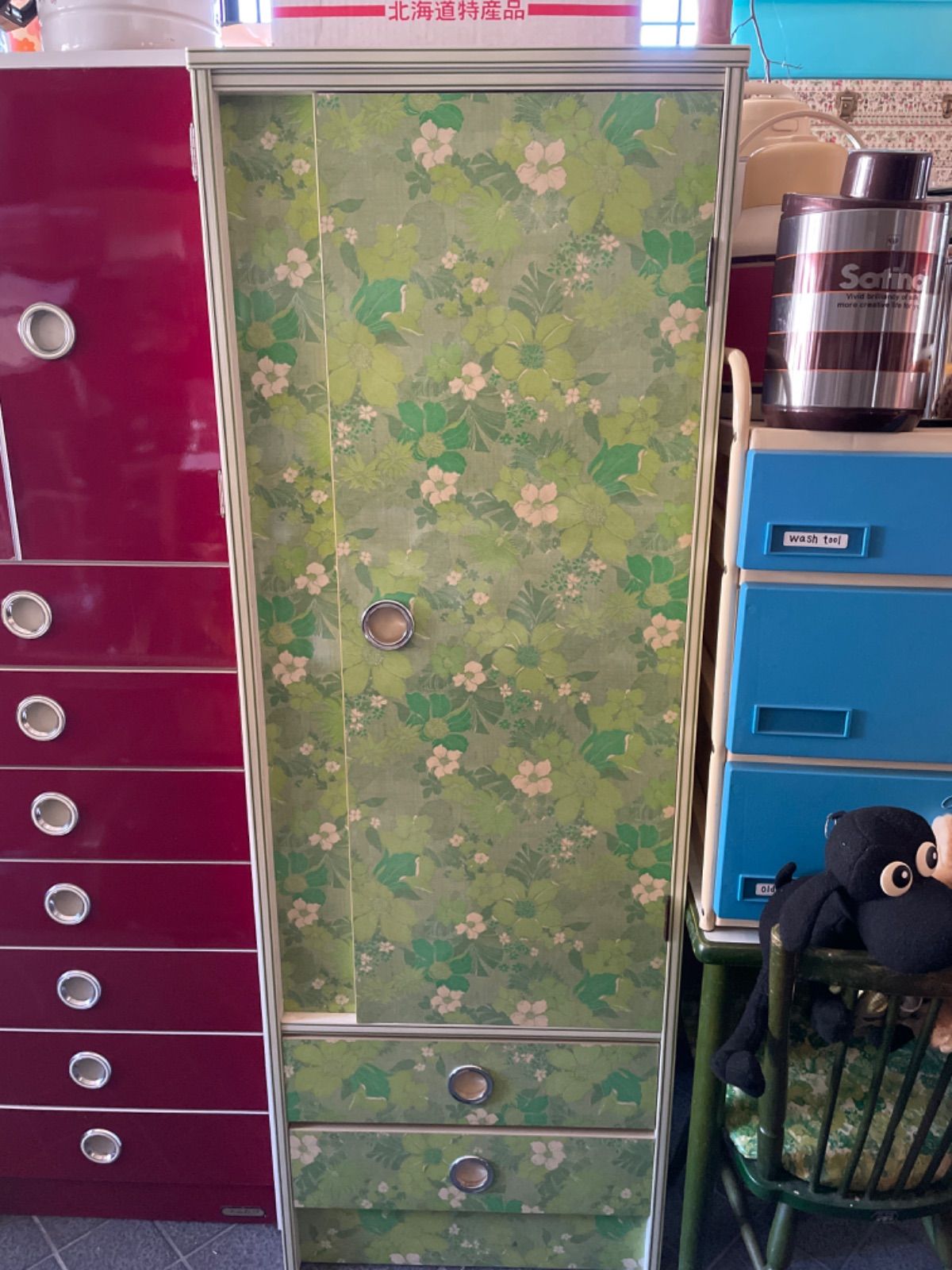 【昭和レトロ】昭和レトロなクローゼットタンス 昭和レトロ】昭和レトロなクローゼットタンス