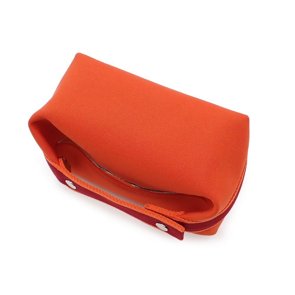 エルメス ブリッド・ア・ブラック PM ポーチ ハンドバッグ コットン  