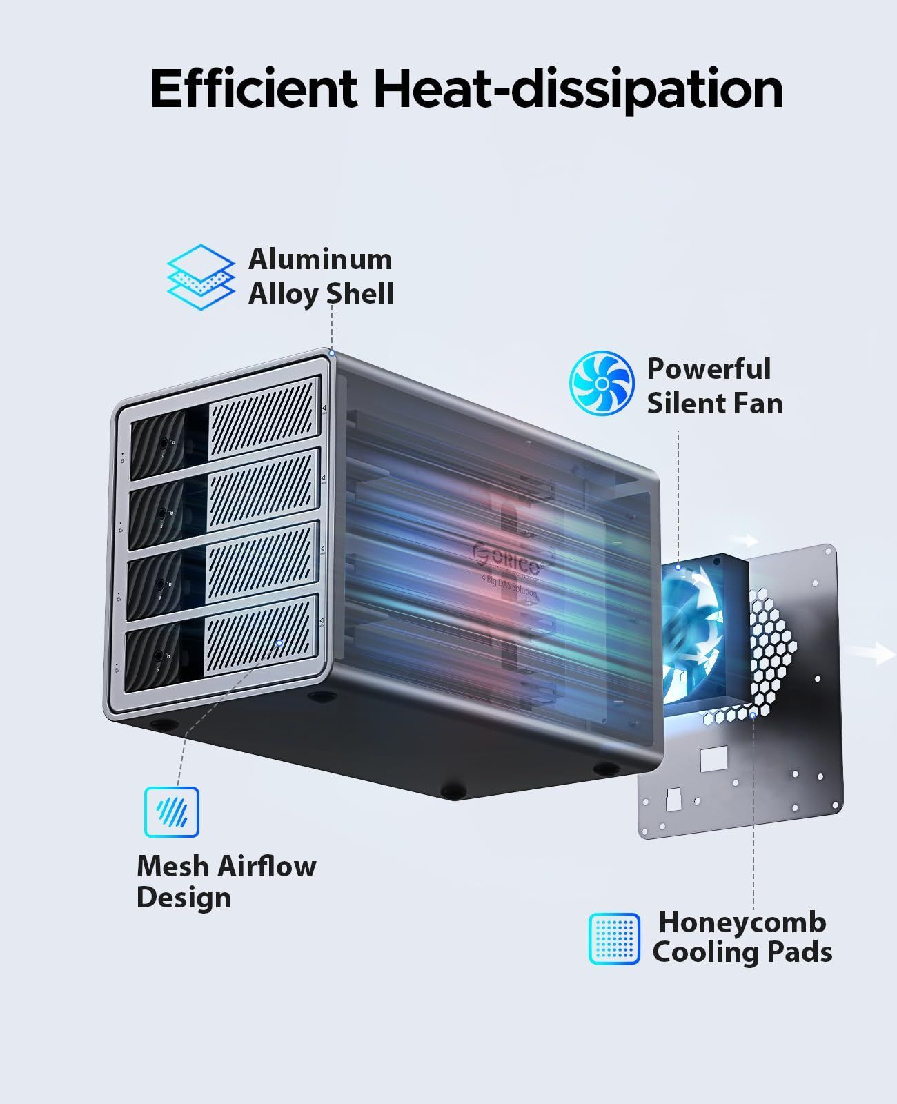 22TB*4 冷却ファン搭載