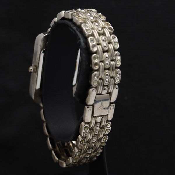 バレンチノドマーニ VD-1019 石付 ダイヤモンド デイト QZ シルバー