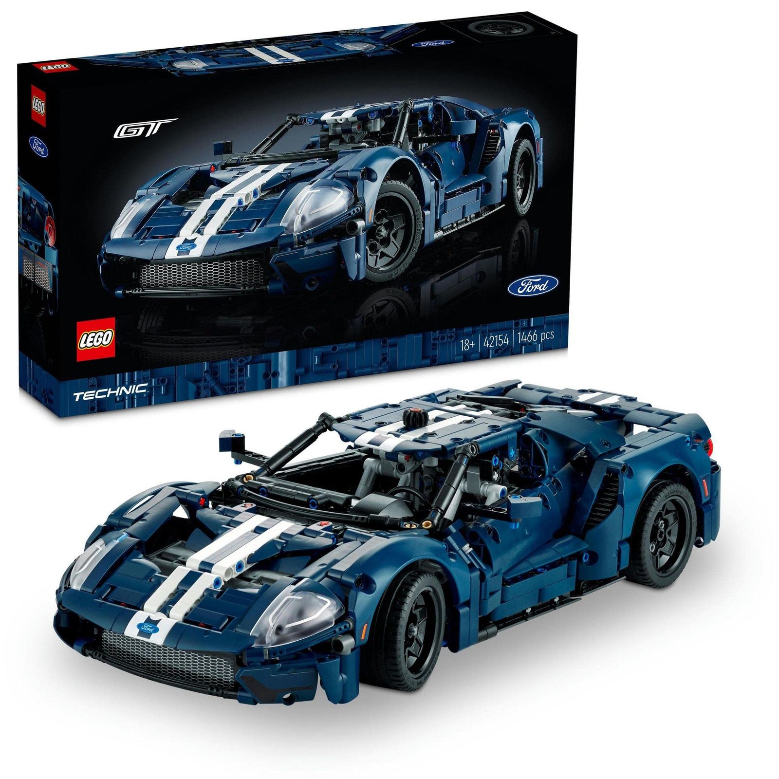 レゴ(LEGO) テクニック 2022 フォード GT クリスマスプレゼント クリスマス 42154 おもちゃ ブロック プレゼント レーシングカー 乗り物 のりもの 男の子 大人 
