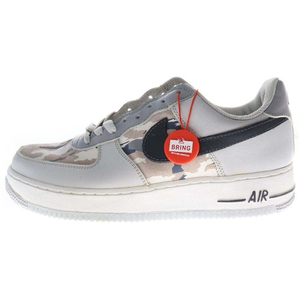 NIKE (ナイキ) 【観賞用 2003年製】 Air Force 1 Low PRM Grey Camo エアフォース1 ロー PRM グレーカモ ローカットスニーカー グレー US9.5/27.5cm 308039-001
