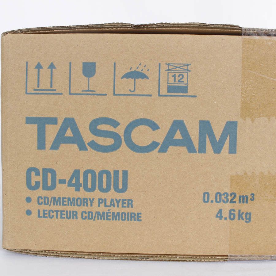 新品未開封】TASCAM CD-400U 1Uマルチプレーヤー ワイドFM対応