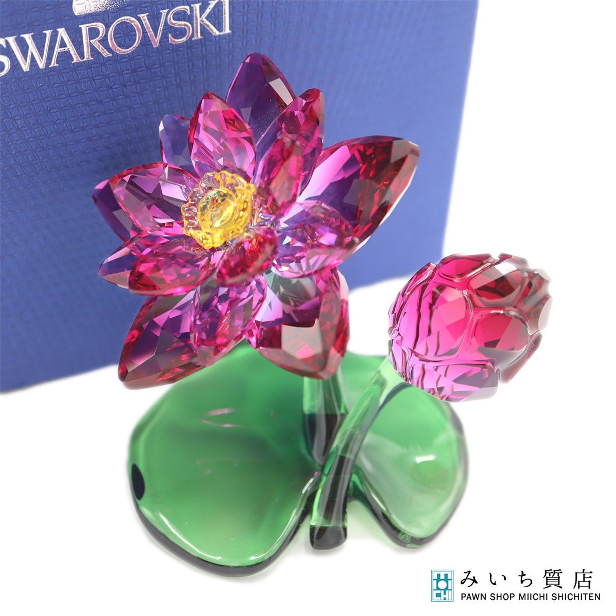 SWAROVSKI スワロフスキー ハスの華 ロータス 5275716 クリスタル お花 フラワーモチーフ 箱有 M4180