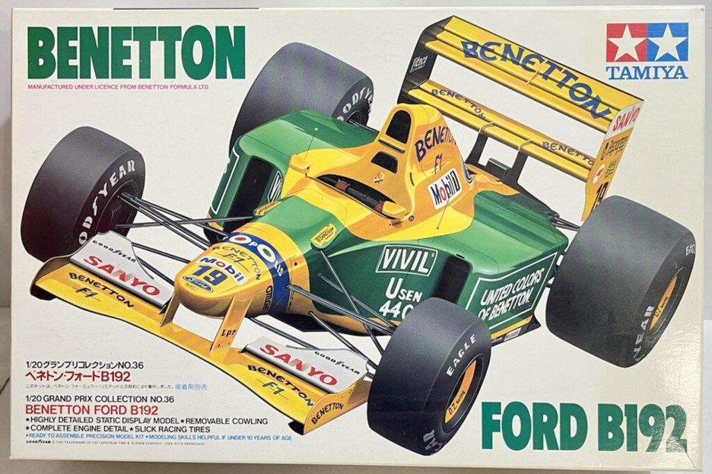 プラモデル　1/20 ベネトン フォード B192 「グランプリコレクション No.36」 ディスプレイモデル [20036] Amazon | タミヤ 1/20 グランプリコレクションシリーズ No.36