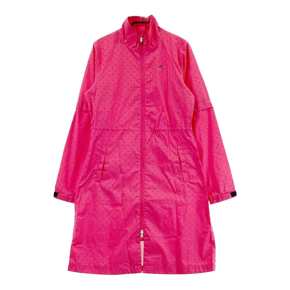 adidas climaproof レインウェア Mサイズ ネイビー/レッド adidas