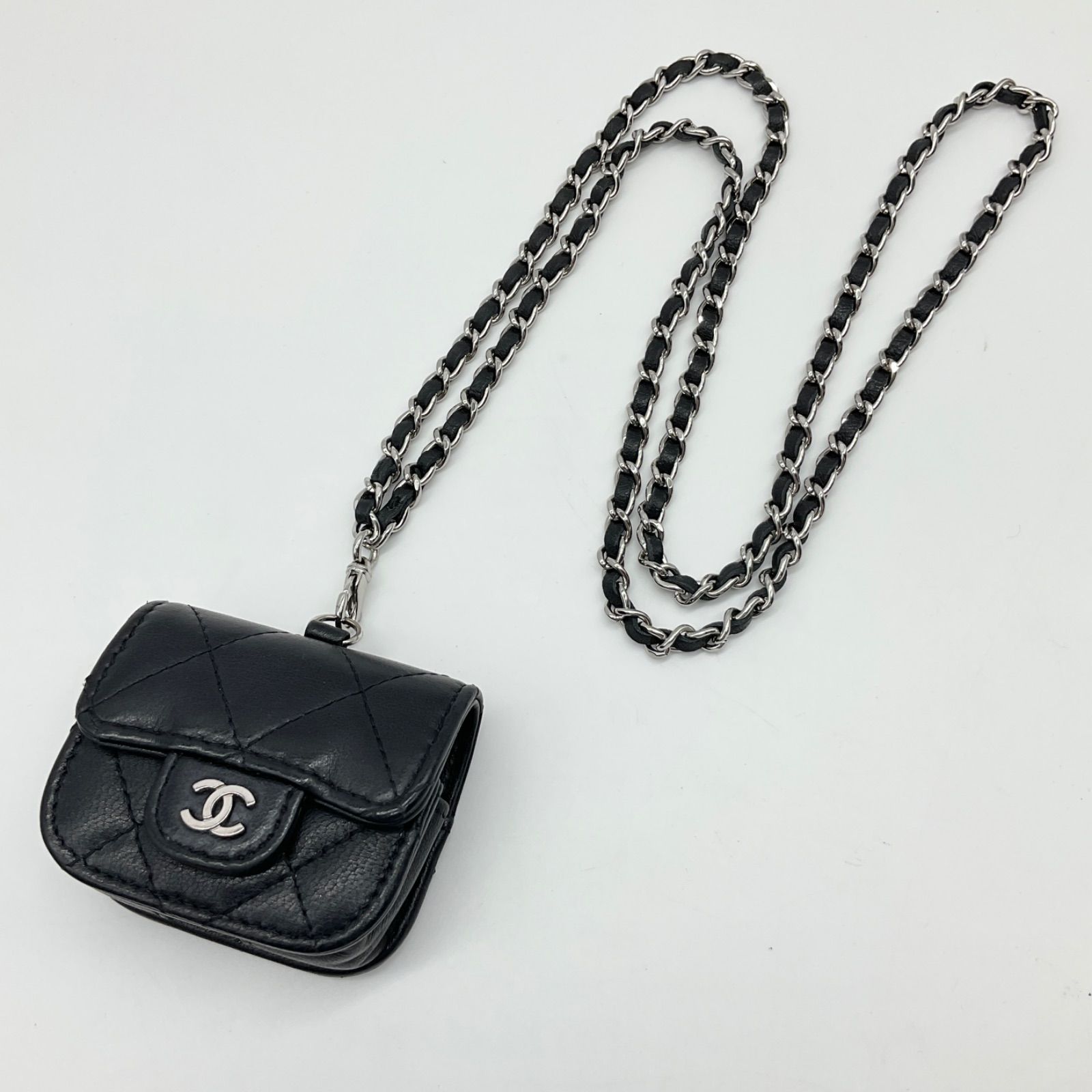 CHANEL シャネル マトラッセ キャビアスキン AirPodsケース エアポッズ