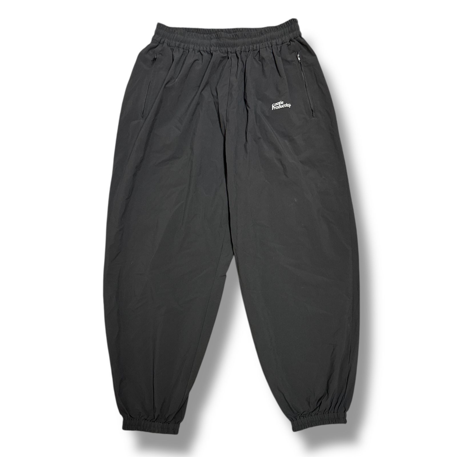 COOTIE PRODUCTIONS 24SS Nylon Light Cloth Wide Training Pants ナイロンライトクロス ワイド トレーニングパンツ クーティープロダクションズ CTE-24S118 ブラック M 93755A0