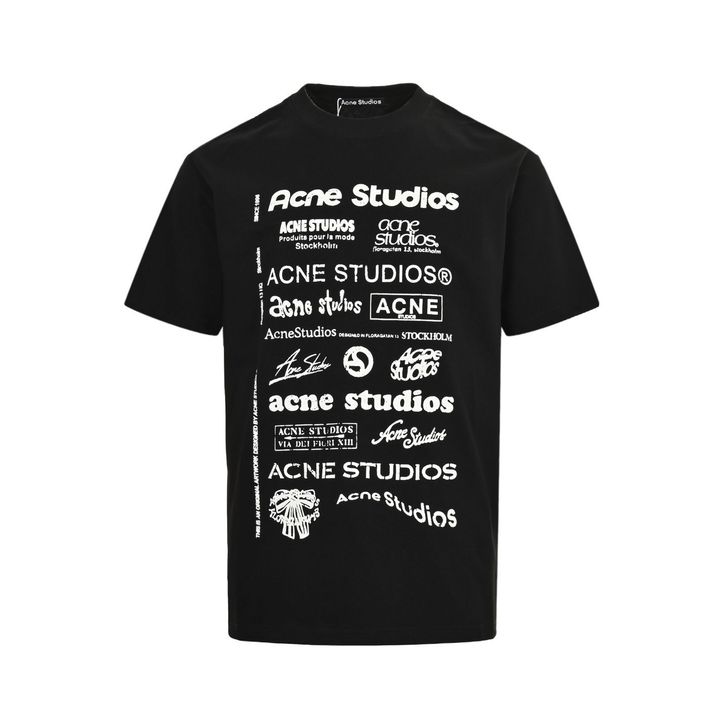 今日特価】Acne Studios 25ss マルチロゴフルプリント半袖