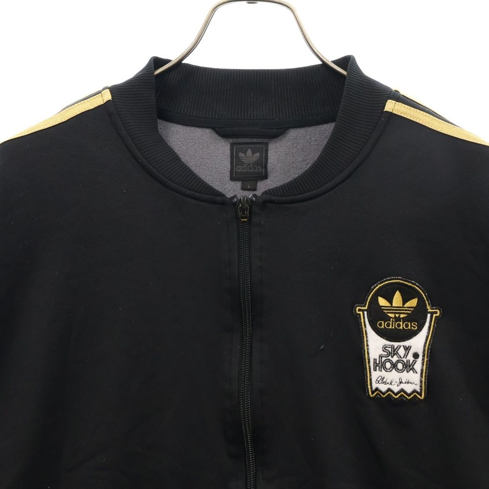 万国旗タグ adidas アディダス ATP トラックジャケット ジャージ L adidas 00s トラックジャケット 3本線 アディダス　トラックジャケット　ATP ジャージ　黒