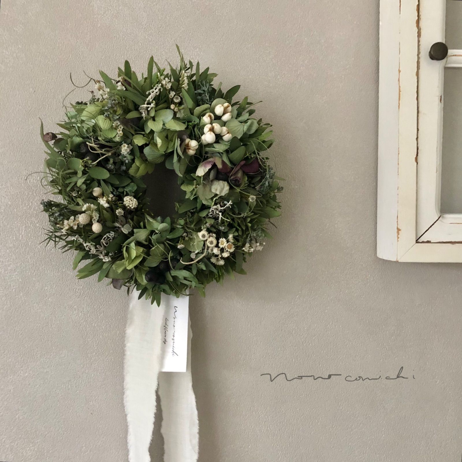 Acacia blue bush 静かな森のラウンドリース 19〜58cm - メルカリ