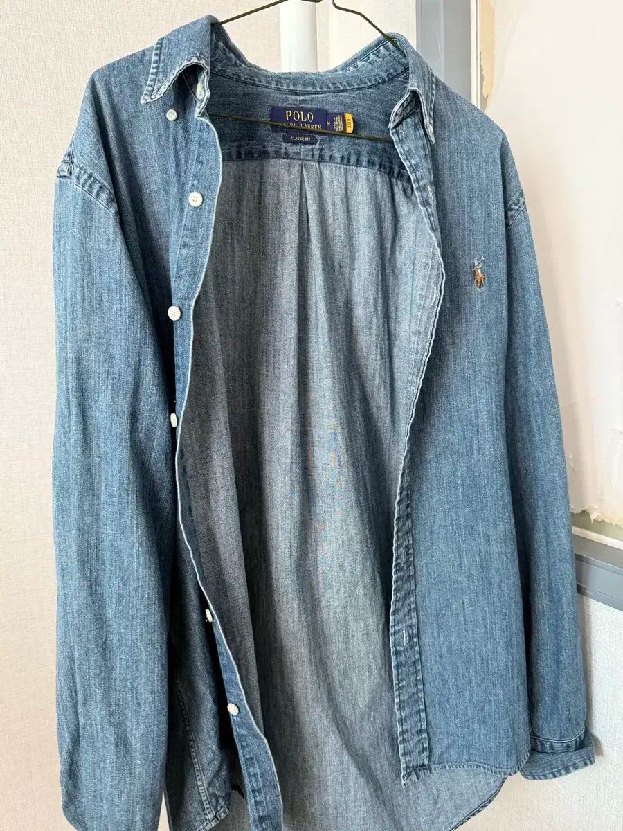 ポロ インディゴブルー シャンブレー M