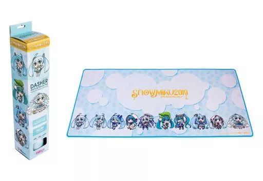 キャラクターグッズ 【】マウスパッド 雪ミク 特大ソフトマウスパッド