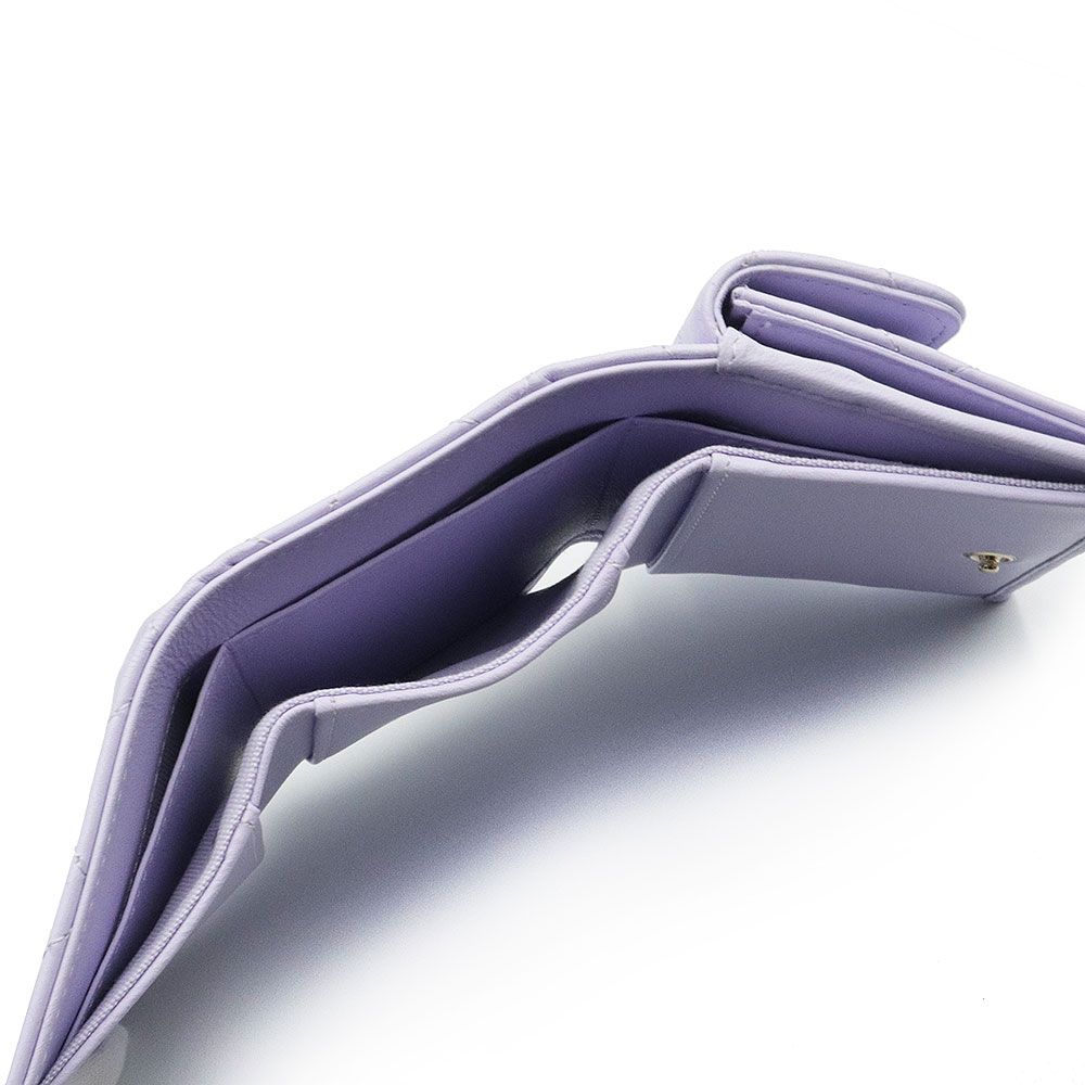 シャネル マトラッセ クラシック スモール フラップ ウォレット  