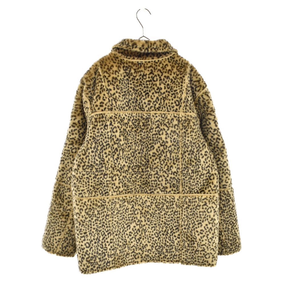 SUPREME (シュプリーム) 19SS Reversible Faux Suede Leopade coat ...