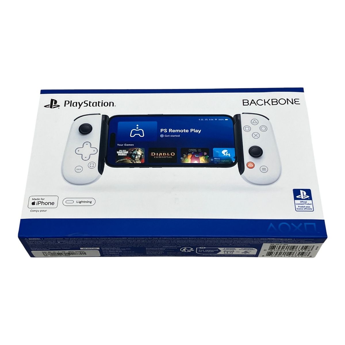 SONY ソニー PlayStation BACKBONE BB-02-P-WS モバイルゲーミングコントローラー ゲーム M10541043