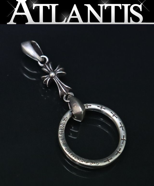CHROME HEARTS 銀座店 クロムハーツ ベイビーファットクロス NTFL アイウェアループ ペンダント チャーム メンズ シルバー SV925 99741