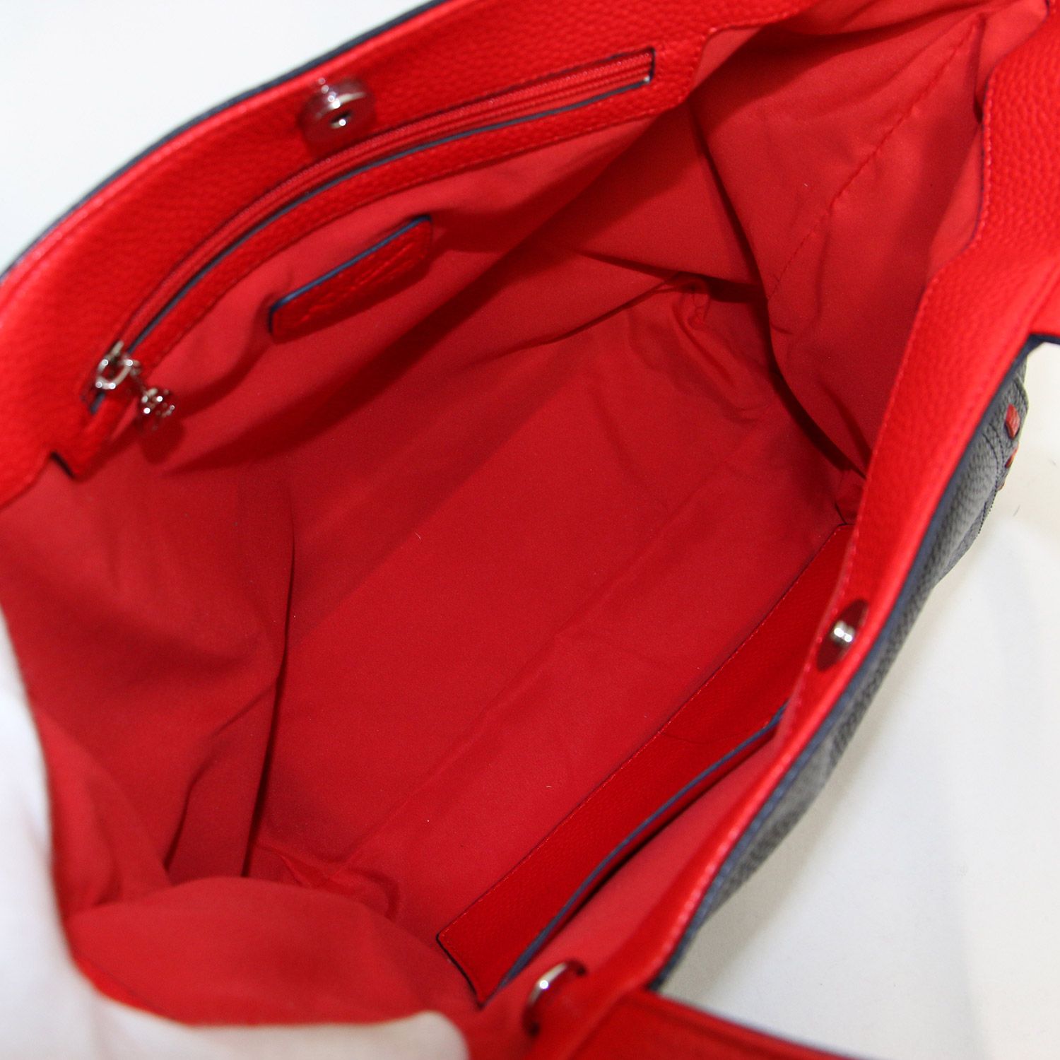 Kitamura キタムラ バッグ トートバッグ ネイビー レッド 紺 赤 ポーチ  