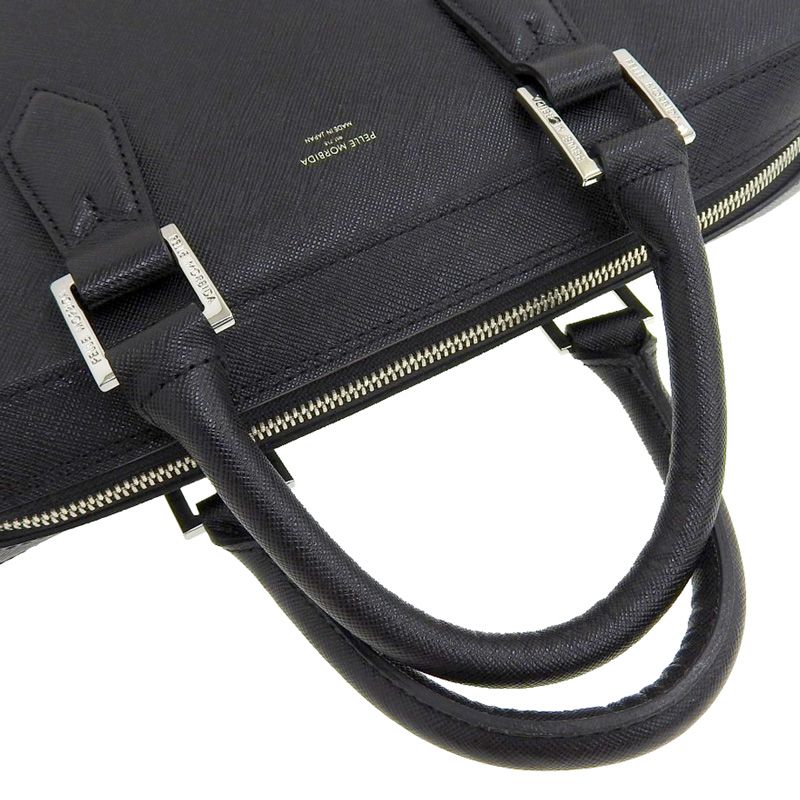 PELLE MORBIDA ペッレモルビダ レザー ビジネスバック ネイビー 紺