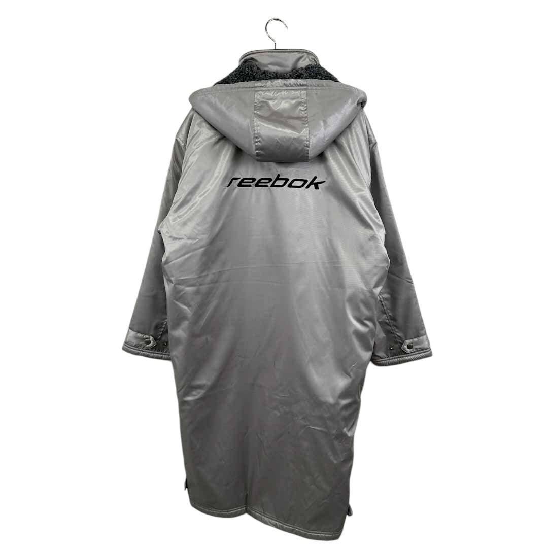 Reebok◇ベンチコート リーボック 無地 シルバー系 刺繍 メンズ サイズ