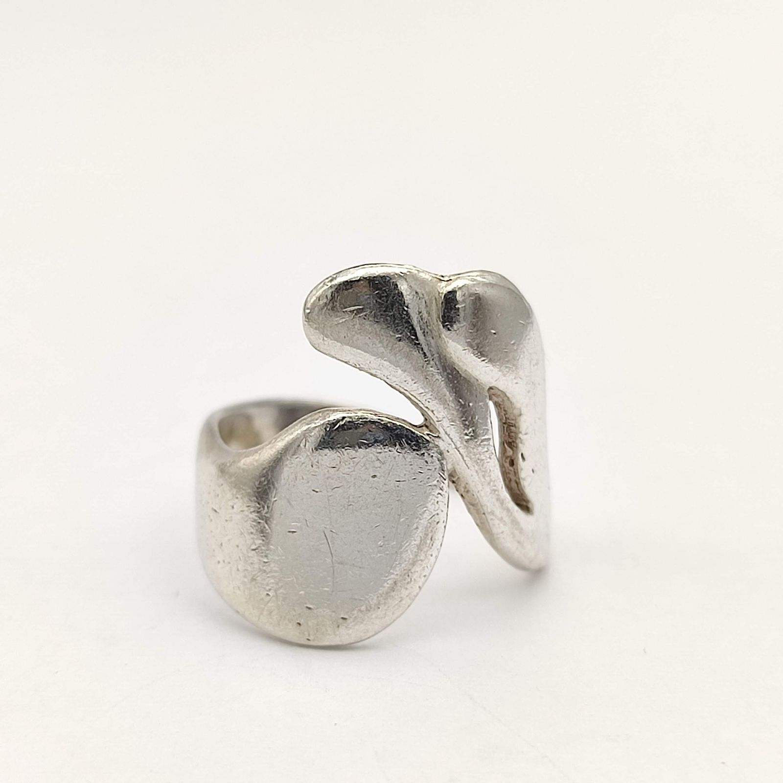 KENZI ケンジハウスデザイン　シルバーリング　10号 美品】KENZI HOUSE ケンジハウス デザインリング SILVER
