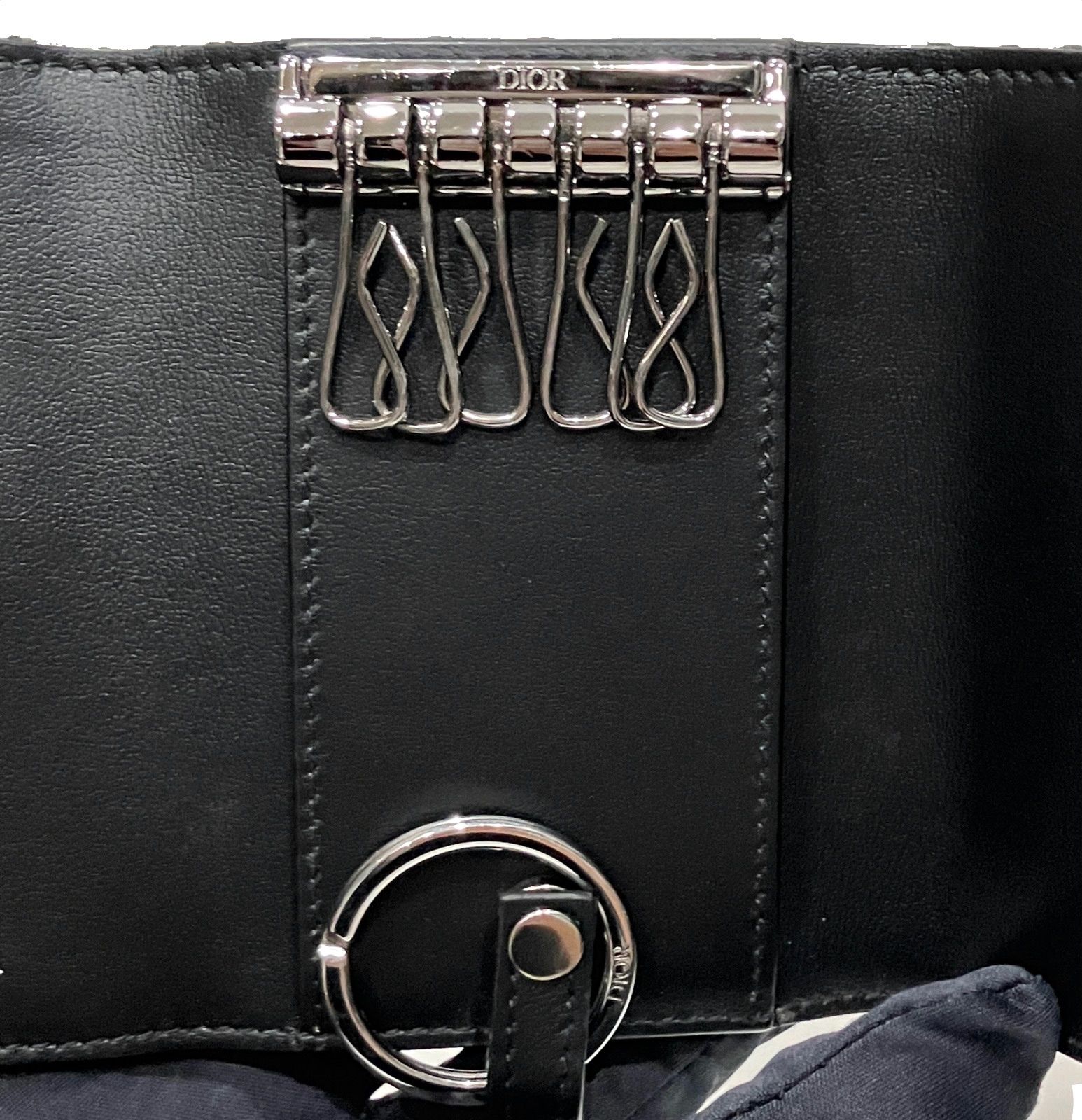 Ｙゆー　Dior キーケース ベージュ・ネイビー Yゆー様専用 Dior キーケース ベージュ・ネイビー