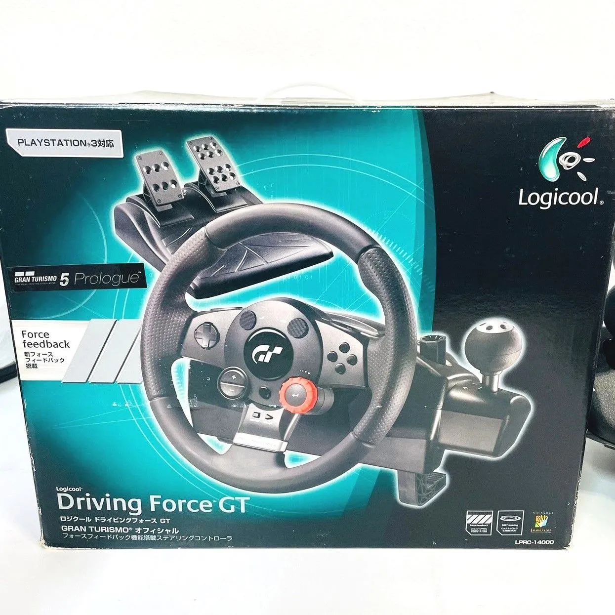 美品 ハンコン PS2/PS3 ロジクール ドライビングフォースGT Driving 
