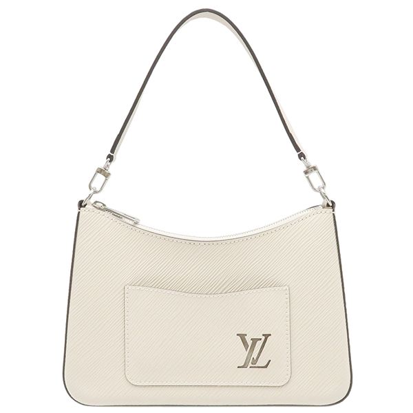 ルイヴィトン LOUIS VUITTON ショルダーバッグ マレル エピレザー クオーツ シルバー金具 アイボリー  M80688 RFID【中古】