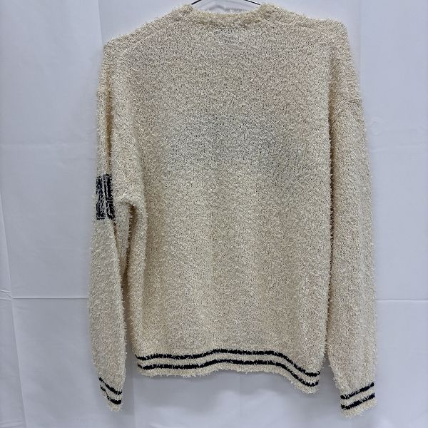 Supreme シュプリーム 25SS Textured Arc Sweater Cream テクスチャーアーチロゴ長袖ニットセーター M