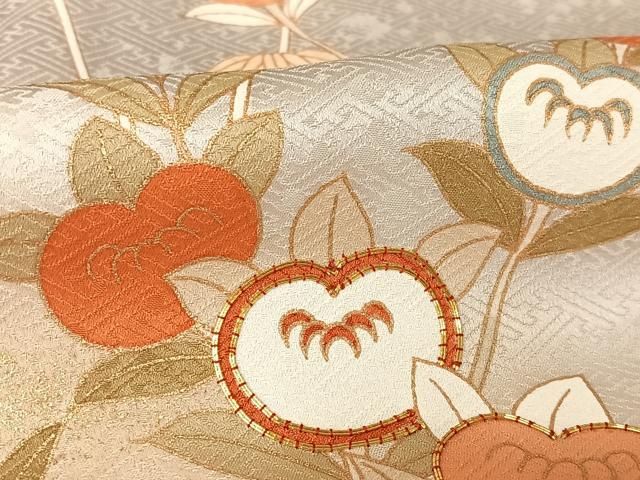 訪問着 暈し染 おしどりに金駒刺繍 橘 エ霞 着物 正絹 RK-5871 訪問着 暈し染 おしどりに金駒刺繍 橘 エ霞 着物 正絹 RK-5871