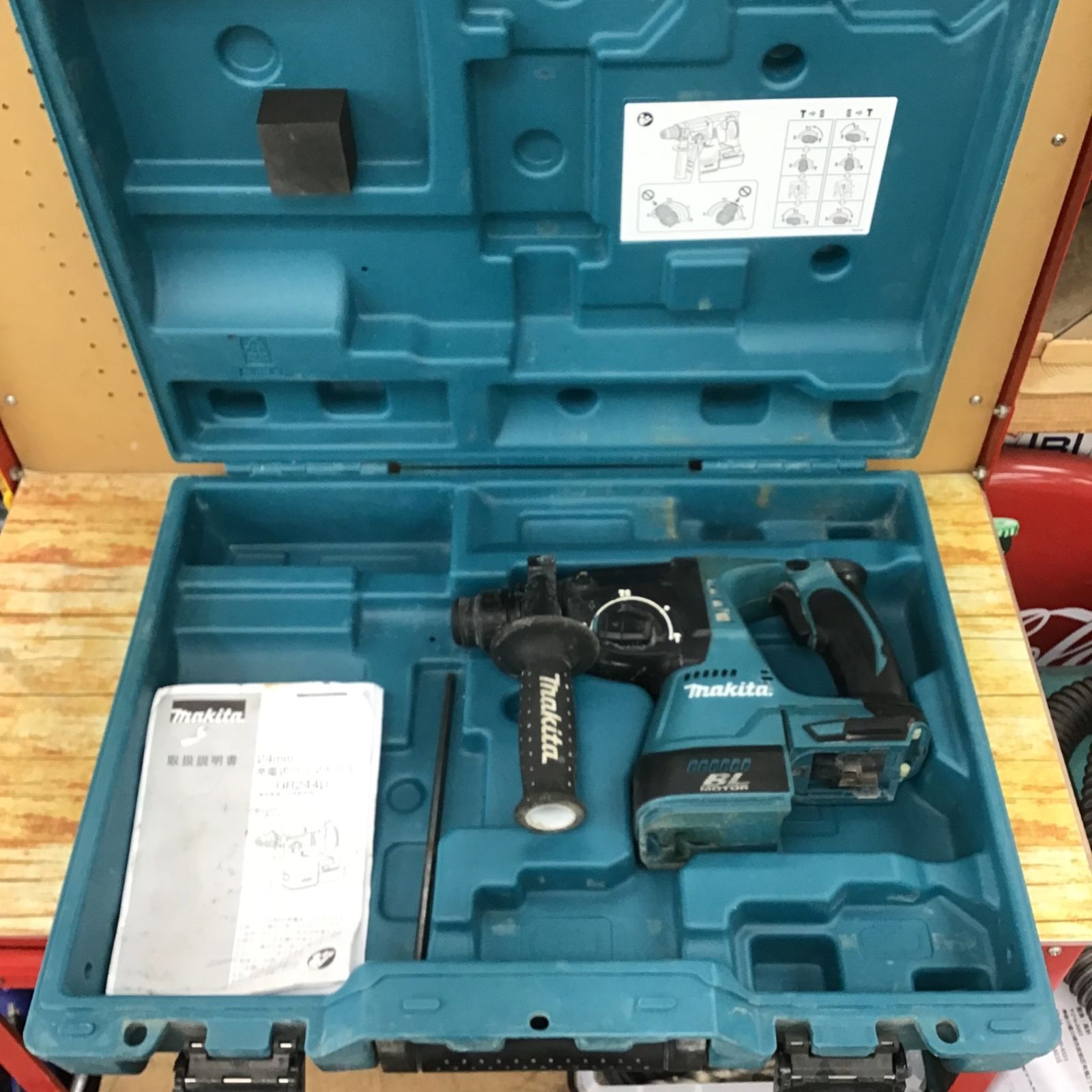 ☆マキタ(makita) 18Vコードレスハンマドリル HR244DZK 本体＋ケースセット 未開封【柏店】 - メルカリ