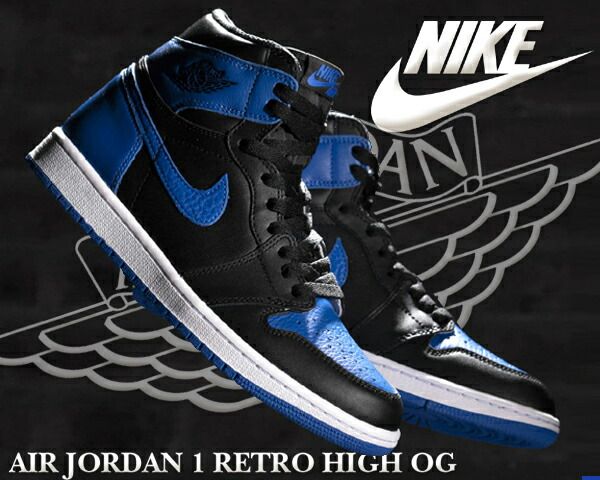 ナイキ エア ジョーダン 1 OG NIKE AIR JORDAN 1 RETRO HIGH OG ROYAL black|royal AJ1
