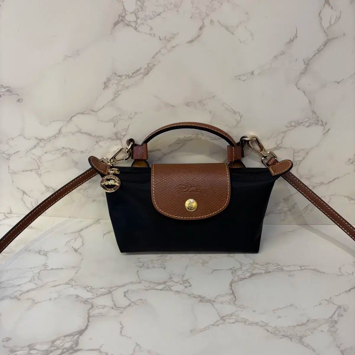 Longchamp ロンシャン または ル プリアージュ オリジナル ポーチバッグ