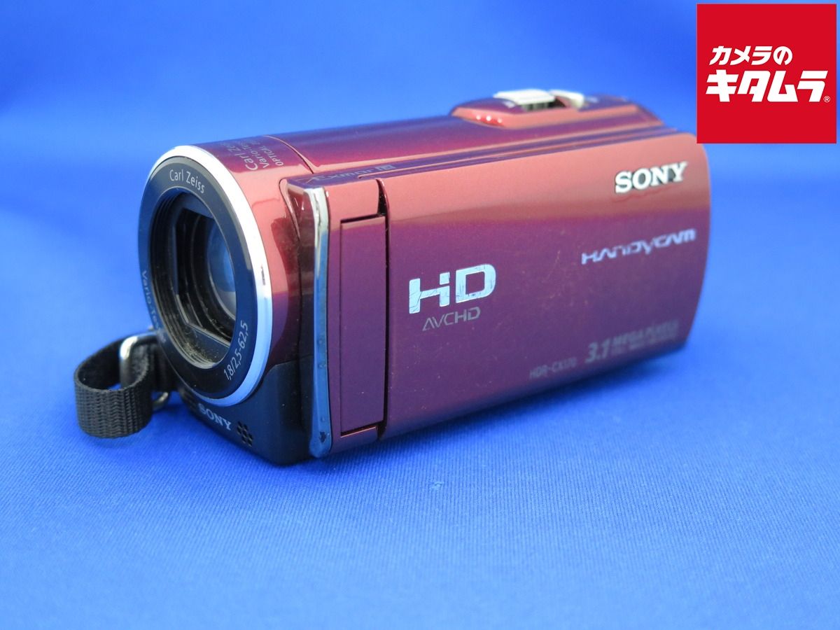 中古】 【良品】 ソニー HDR-CX170 レッド - メルカリ