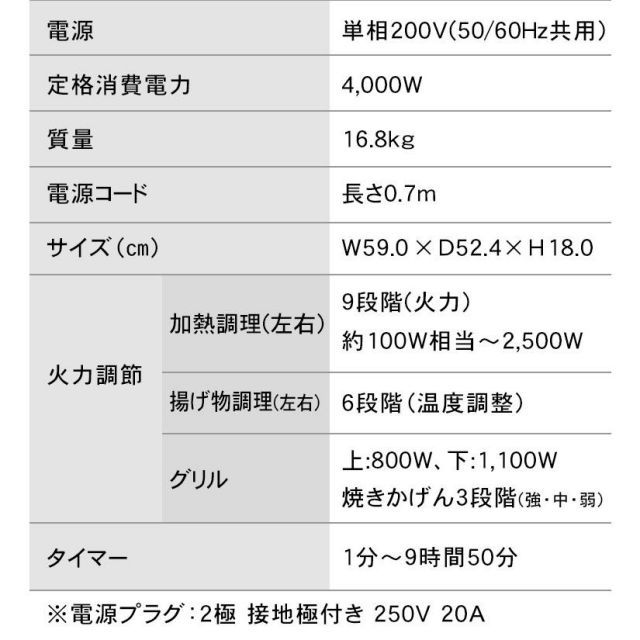IHクッキングヒーター