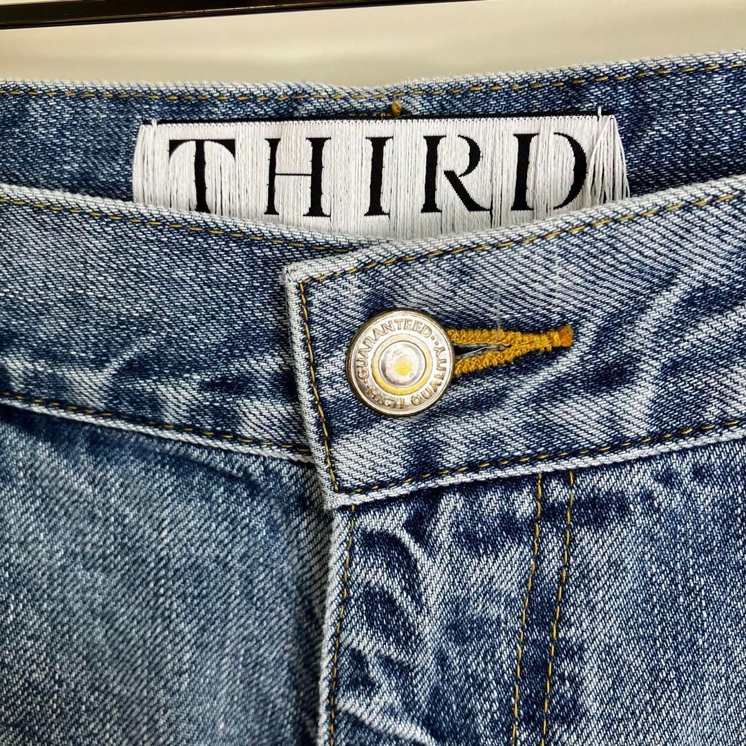 THIRD MAGAZINE 11ozムラ系デニム ポケットパンツ THIRD MAGAZINE 11ozムラ系デニム ポケットパンツ