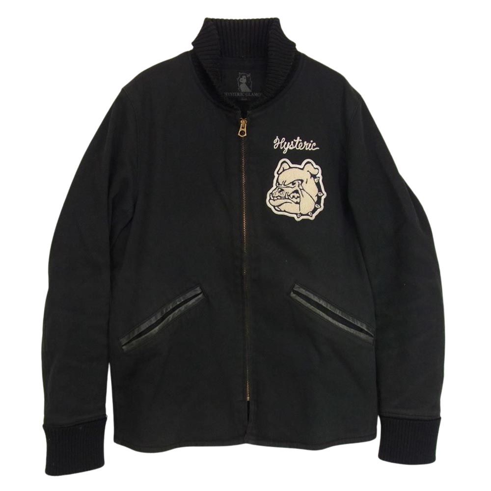 ヒステリックグラマー ブルドック ワッペン ジャケット ブルゾン【中古