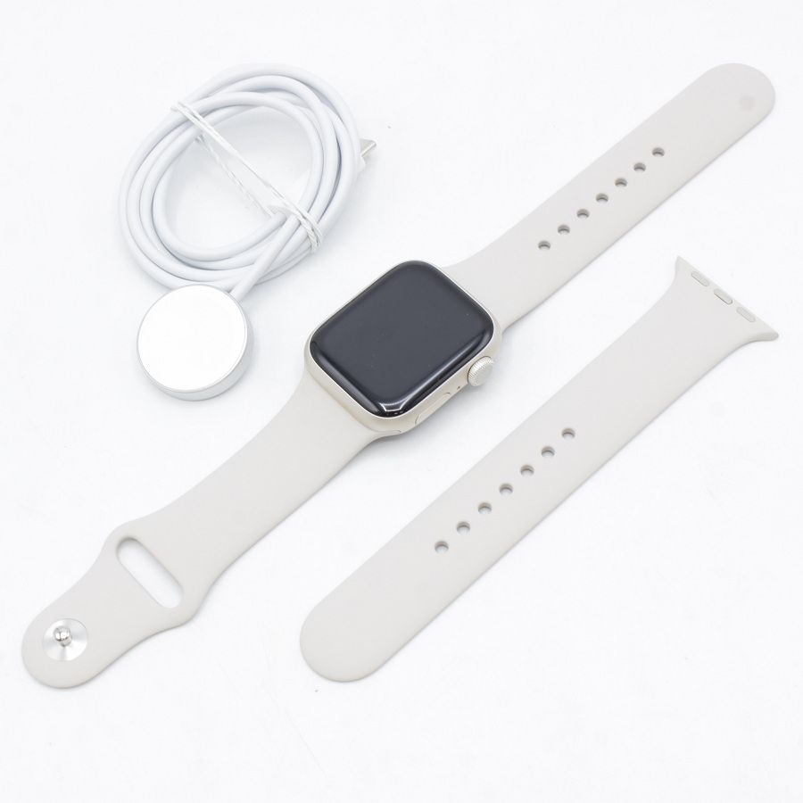 美品】Apple Watch Series8 41mm GPS MNP63J/A スターライト 