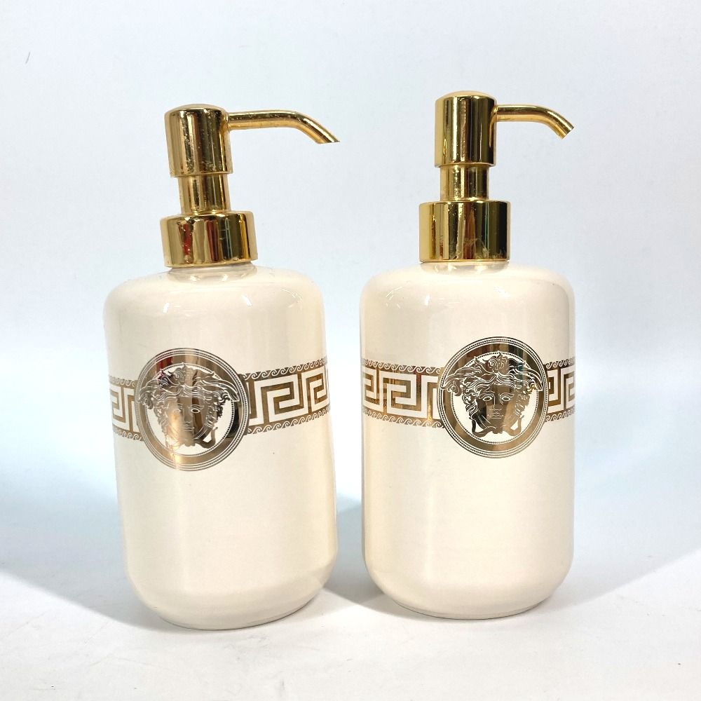 VERSACE ヴェルサーチ 雑貨 ソープボトルセット 陶器 - メルカリ